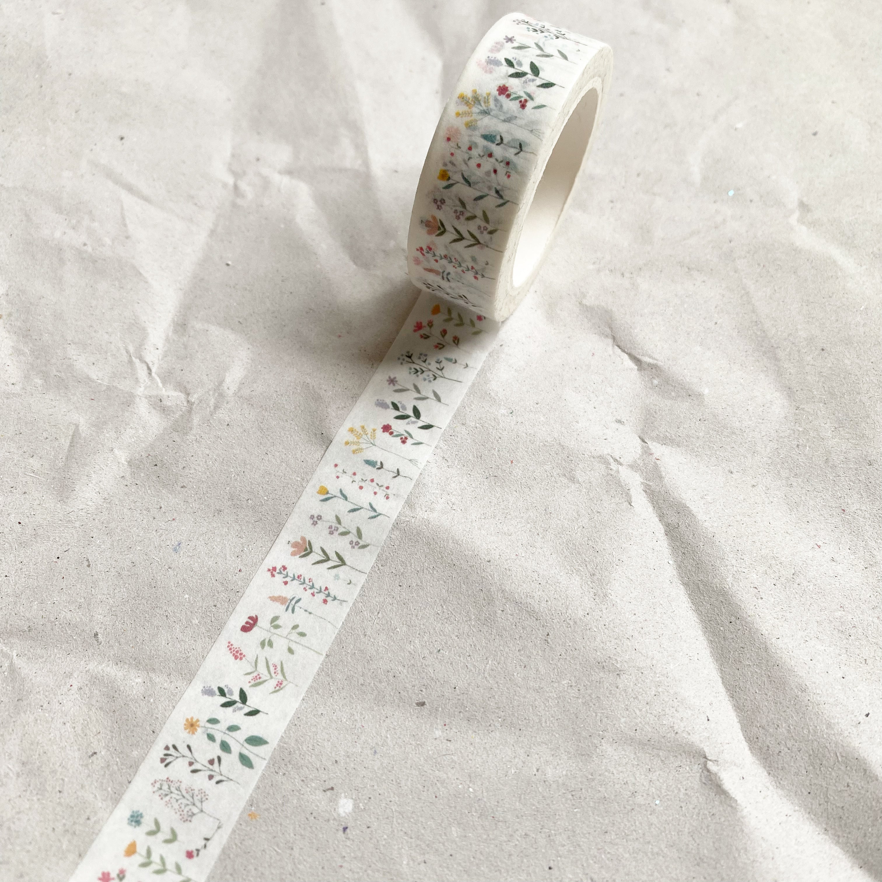 Washi Tape / Klebeband - Bunte Blümchen