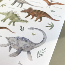 Laden Sie das Bild in den Galerie-Viewer, Stickersheet/Stickerbogen/Washipapier/Vinyl transparent- Dinos