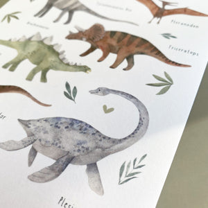 Stickersheet/Stickerbogen/Washipapier/Vinyl transparent- Dinos
