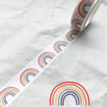 Laden Sie das Bild in den Galerie-Viewer, Washi Tape / Klebeband - Regenbogen bunt