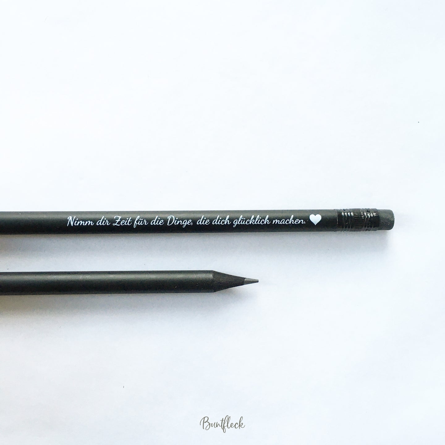 Bleistift mit motivierenden Spruch