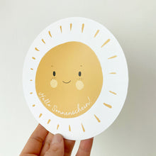 Laden Sie das Bild in den Galerie-Viewer, Karte/Postkarte - Hallo Sonnenschein / Sonne