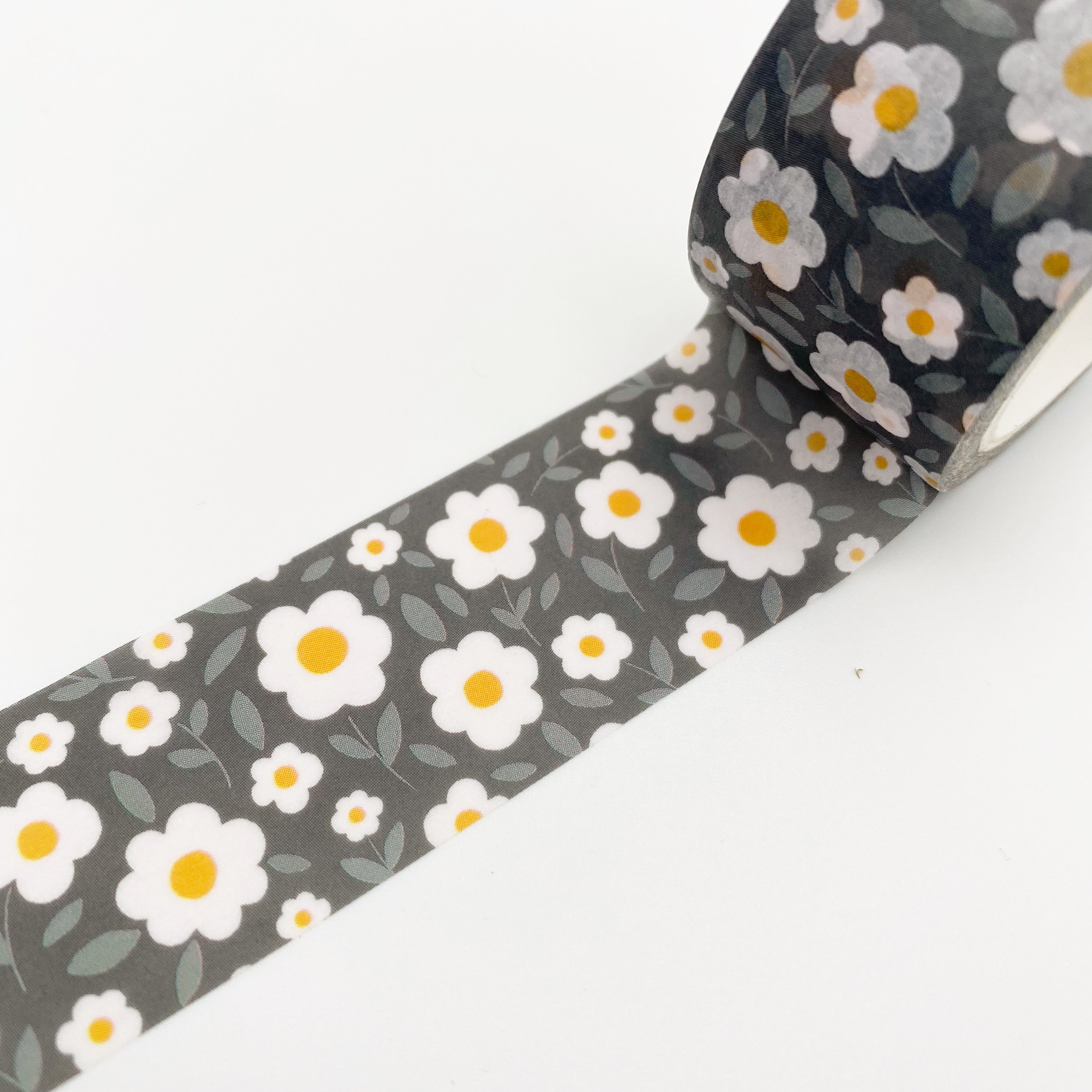 Washi Tape / Klebeband - Gänseblümchen hell und dunkel