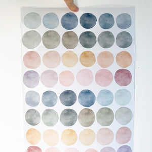 Kopie von Wandtattoo/Aufkleber - Dots bunt