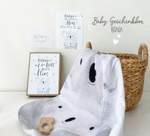 Laden Sie das Bild in den Galerie-Viewer, Baby Geschenkbox / Newborn Set / Mulltuch - Koala