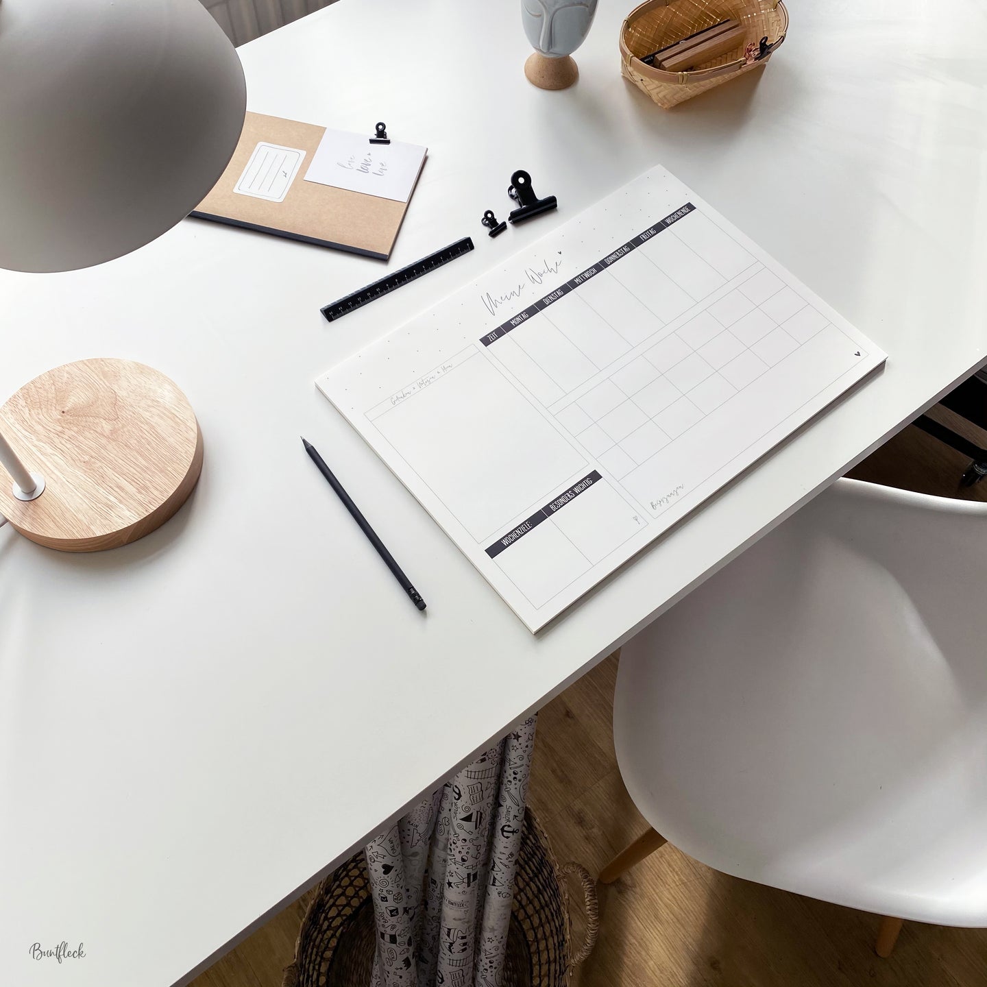 Schreibtischunterlage - Wochenplaner/Familienplaner