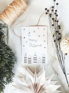 Postkarte/Karte - Merry Christmas