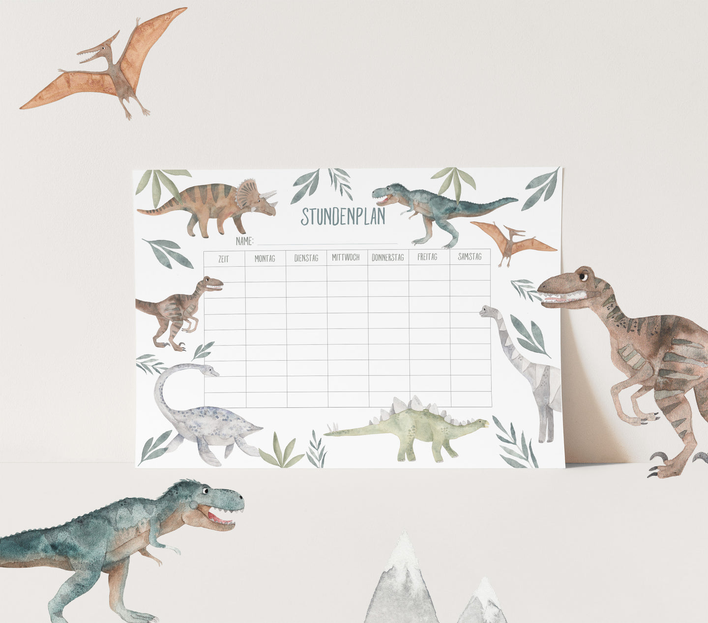 Stundenplan - Dino