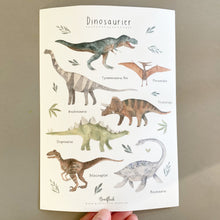 Laden Sie das Bild in den Galerie-Viewer, Stickersheet/Stickerbogen/Washipapier/Vinyl transparent- Dinos
