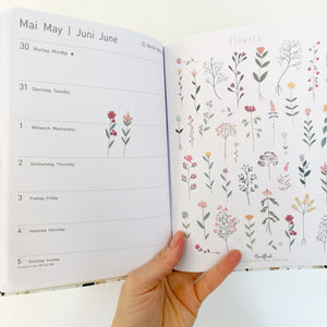 Stickersheet/Stickerbogen/Washipapier/Vinyl - flowers