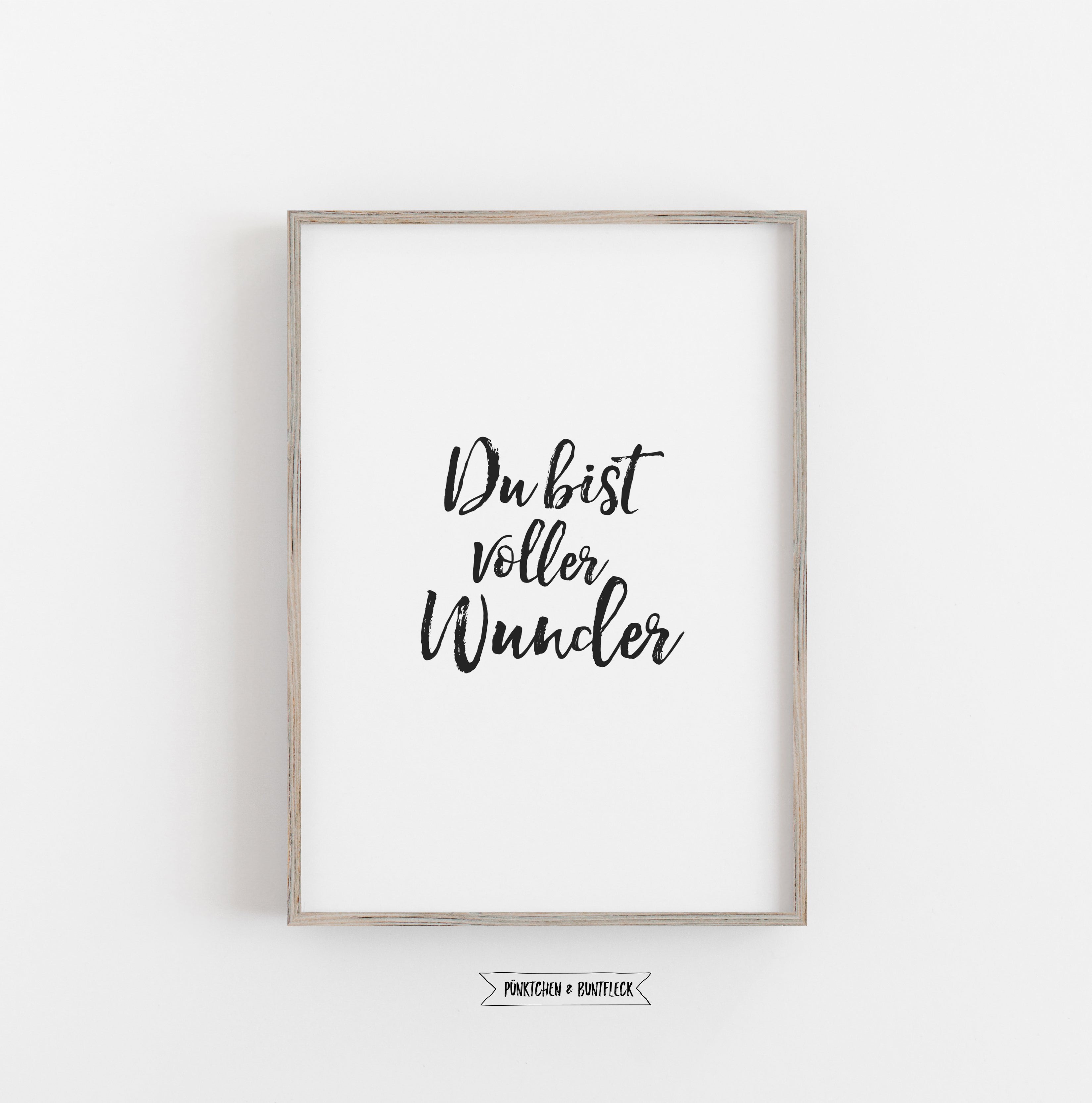 Kunstdruck/Poster-Du bist voller Wunder