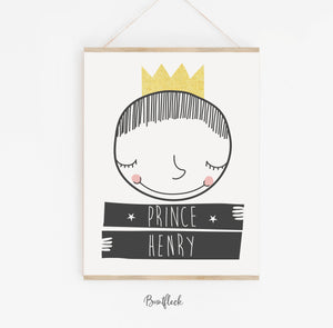 Personalisierbares Kinderbild  "Prince"