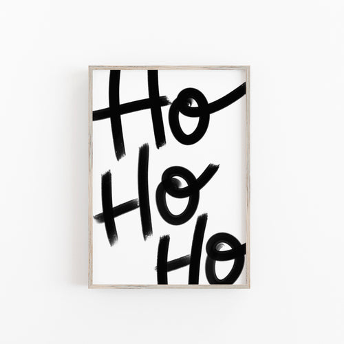 Kunstdruck/Poster- HO HO HO