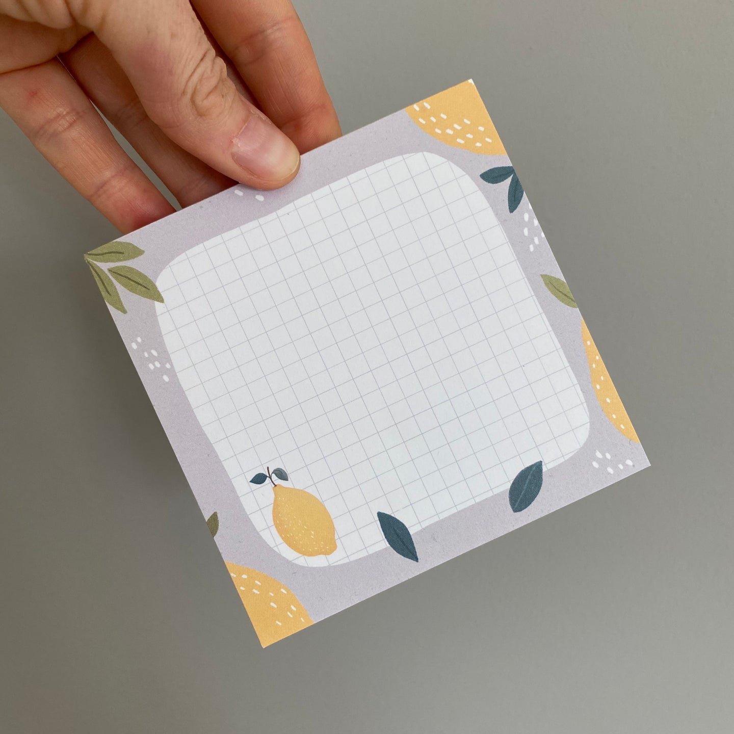Notizblock / Memopad - Zitrone