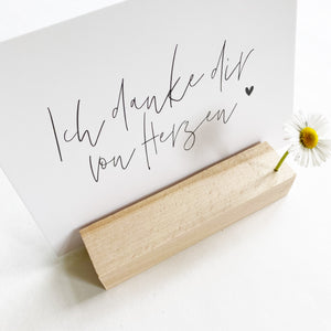 Karte/Postkarte - Ich danke dir von Herzen