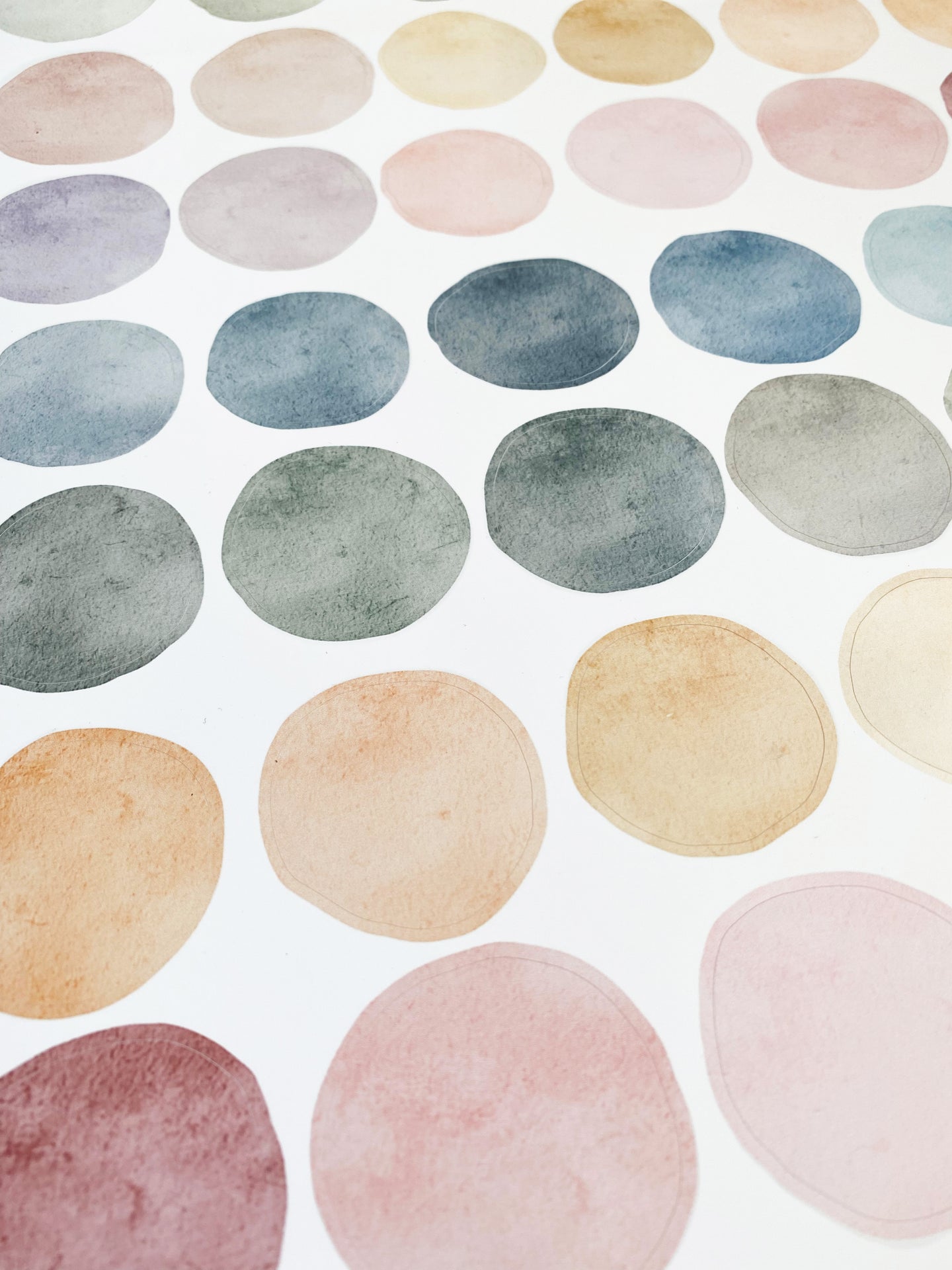 Kopie von Wandtattoo/Aufkleber - Dots bunt