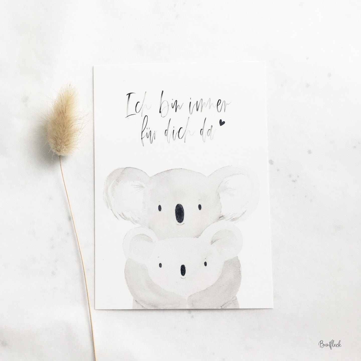 Karte/Postkarte - Ich bin immer für dich da