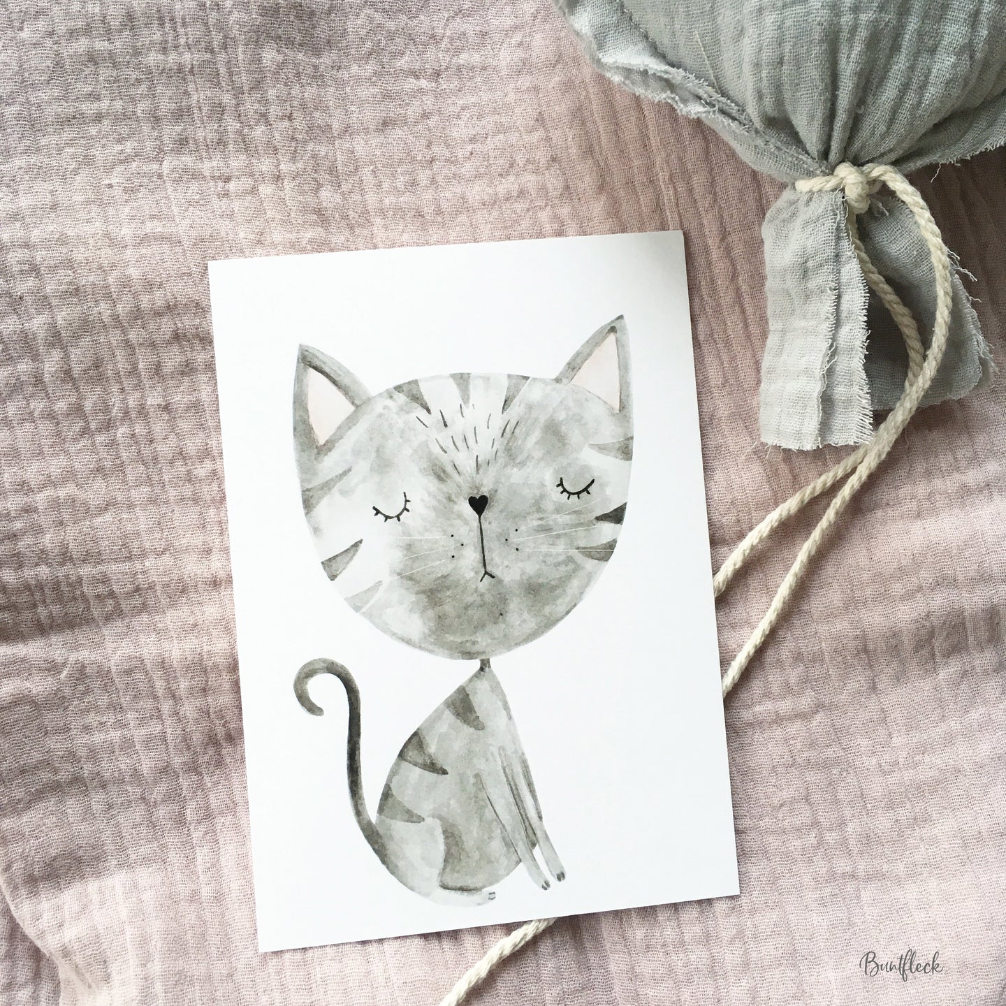 Karte - Katze Elsa