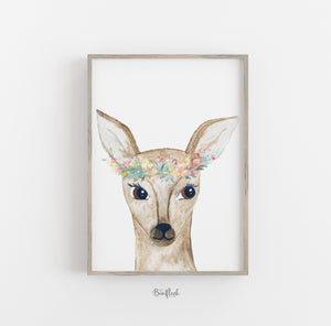 Kinderbild/Poster - Reh