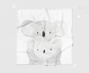 Baby Geschenkbox / Newborn Set / Mulltuch - Koala