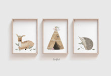 Laden Sie das Bild in den Galerie-Viewer, 3er Set Kunstdrucke/ Kinderbilder /Poster