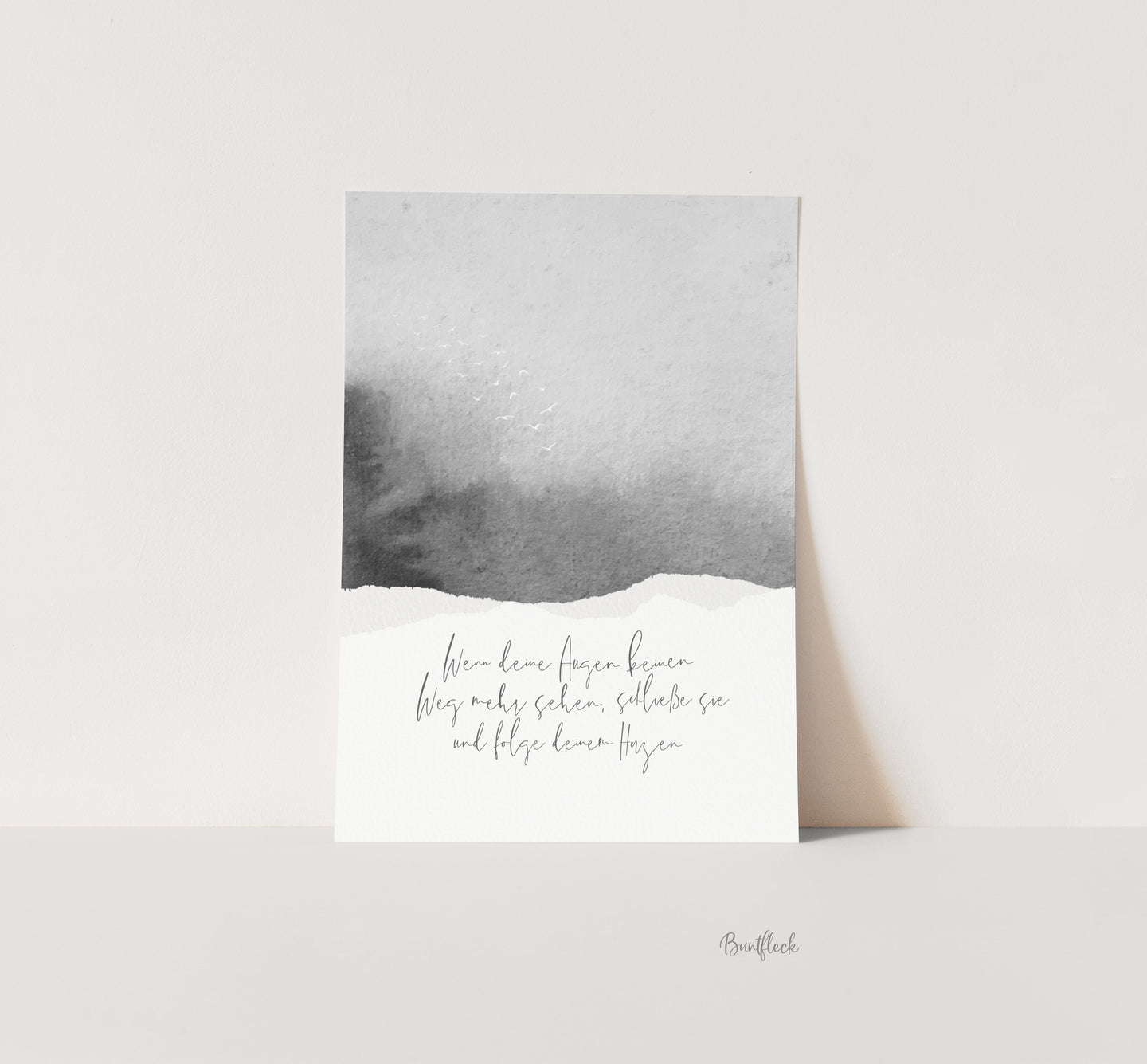 Kunstdruck - Folge deinem Herzen