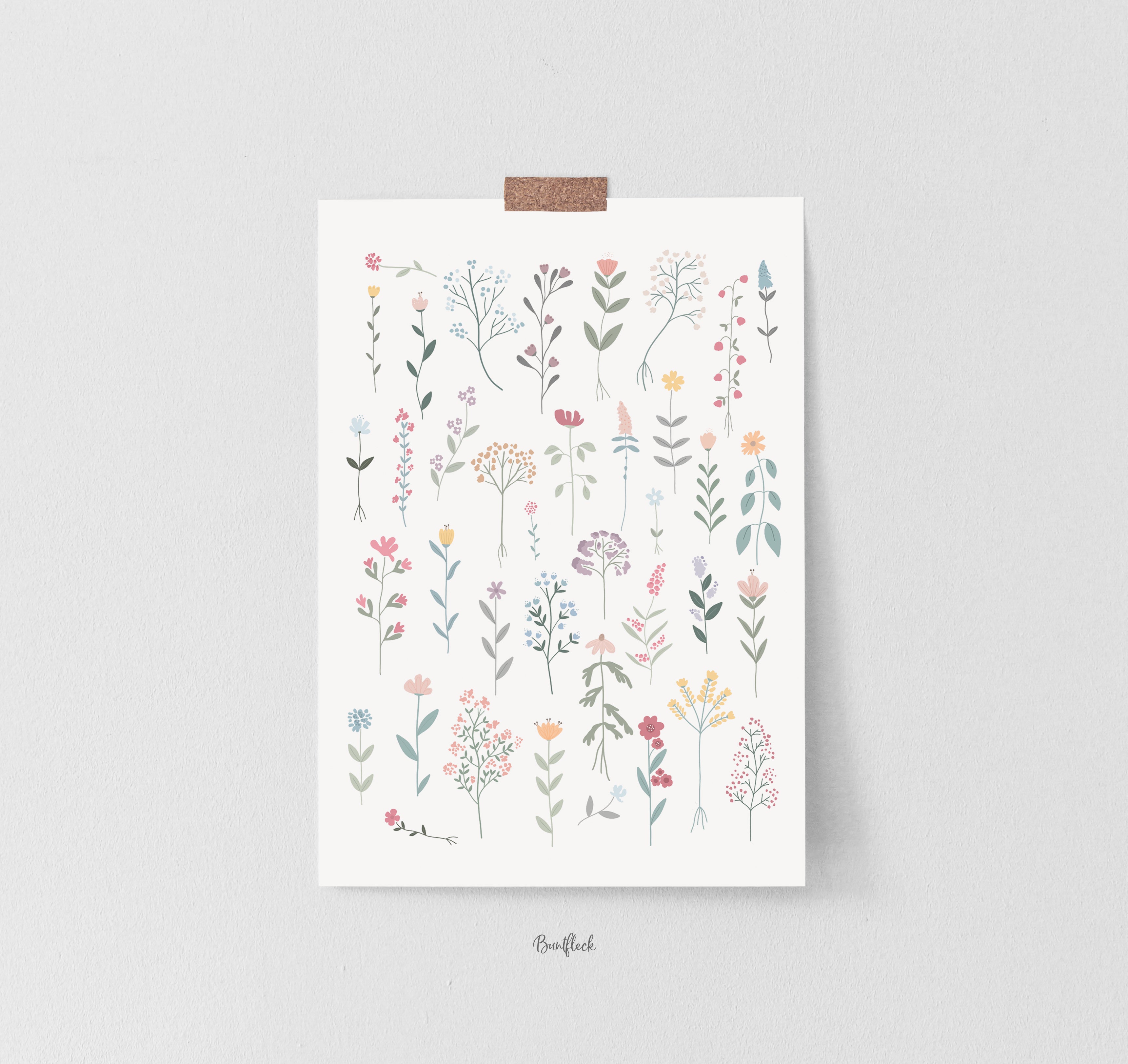 Poster/Kunstdruck - Blumenmeer/Blumen/flowers