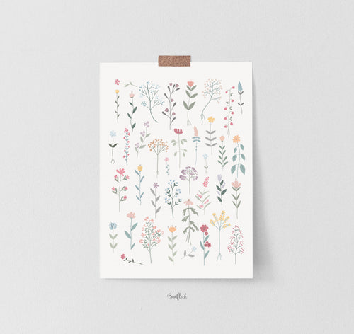 Poster/Kunstdruck - Blumenmeer/Blumen/flowers