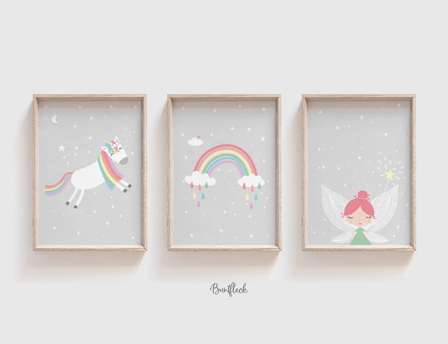 3 er Set Kinderbild/Kunstdruck  