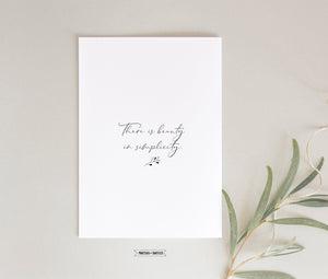 Kunstdruck/Poster-There is beauty