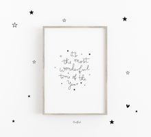 Laden Sie das Bild in den Galerie-Viewer, Kunstdruck/Poster-the most wonderful time