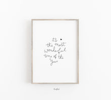 Laden Sie das Bild in den Galerie-Viewer, Kunstdruck/Poster-the most wonderful time