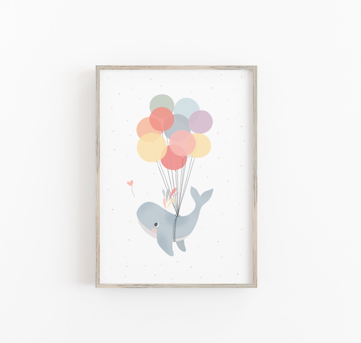 Kunstdruck/Poster - Wal mit Ballons