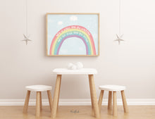 Laden Sie das Bild in den Galerie-Viewer, Kinderbild / Poster - Regenbogen