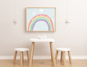 Kinderbild / Poster - Regenbogen