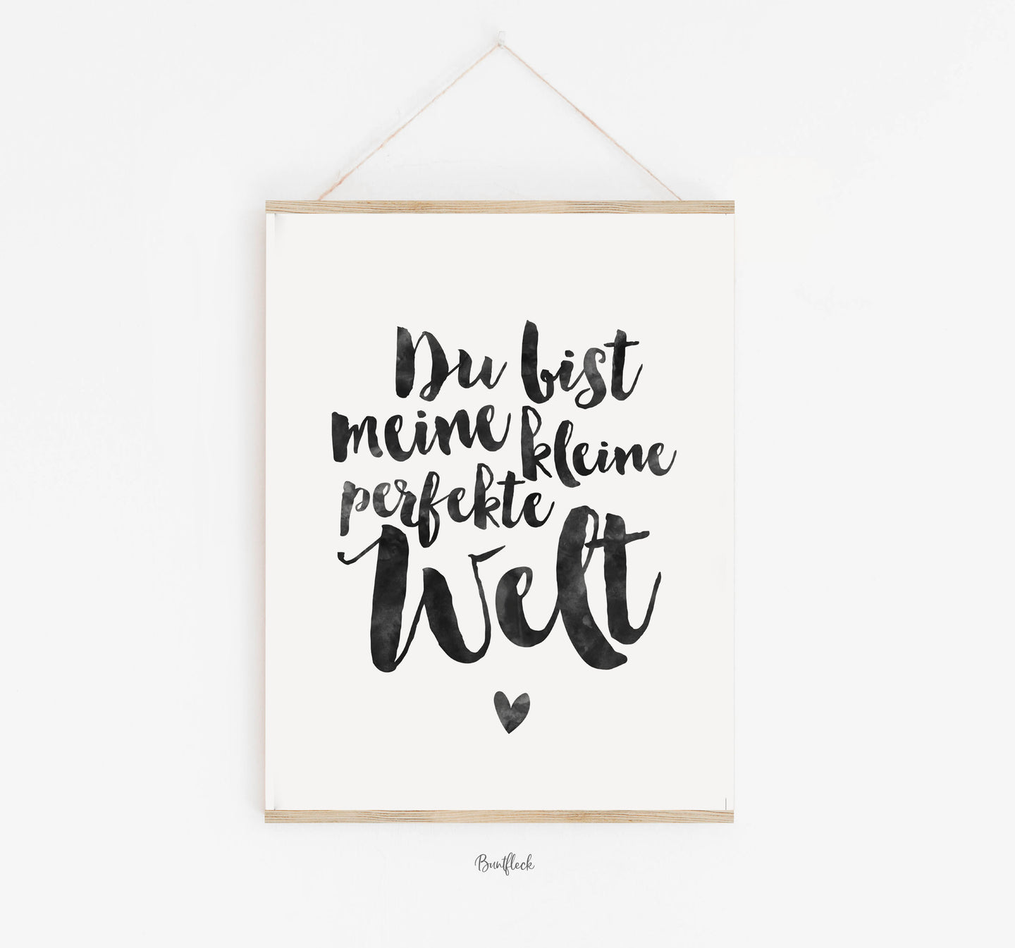 FineArt Print  - Du bist meine Welt