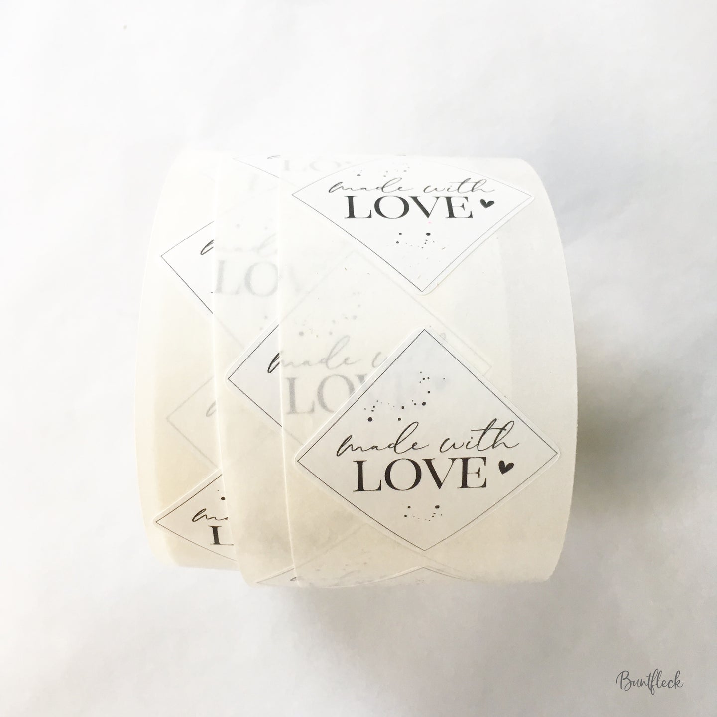 Aufkleber / Etiketten / - made with love