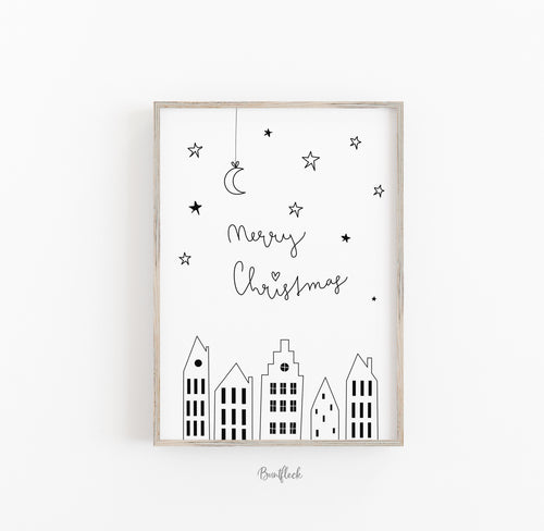 Kunstdruck/Poster-Merry Christmas