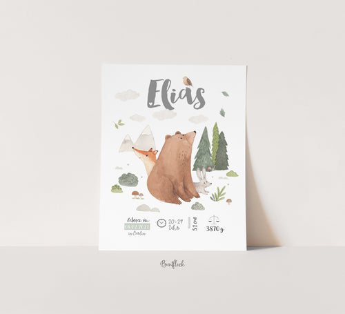 Geburtsbild - Bär-Fuchs-Hase