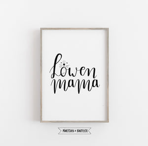 Kunstdruck/Poster - Löwenmama