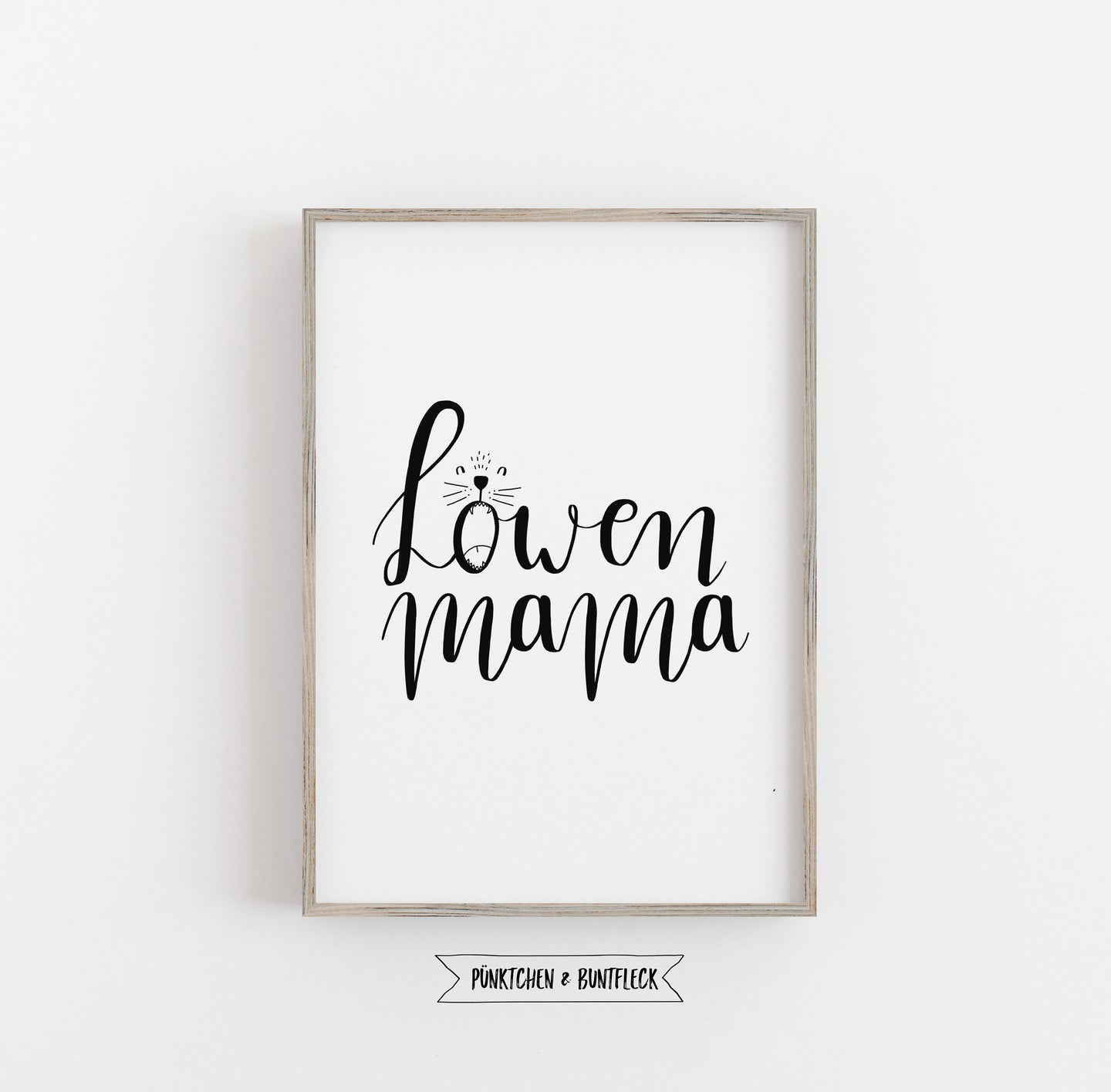 Kunstdruck/Poster - Löwenmama