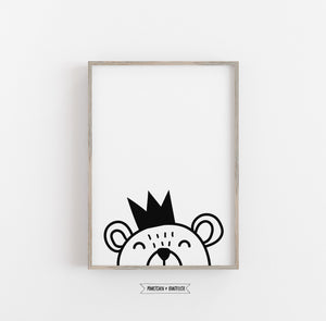 Kinderbild/Poster - Kleiner Bär