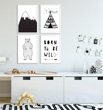 Laden Sie das Bild in den Galerie-Viewer, Kinderplakat/Poster 4er Set &quot;Wildlife&quot;