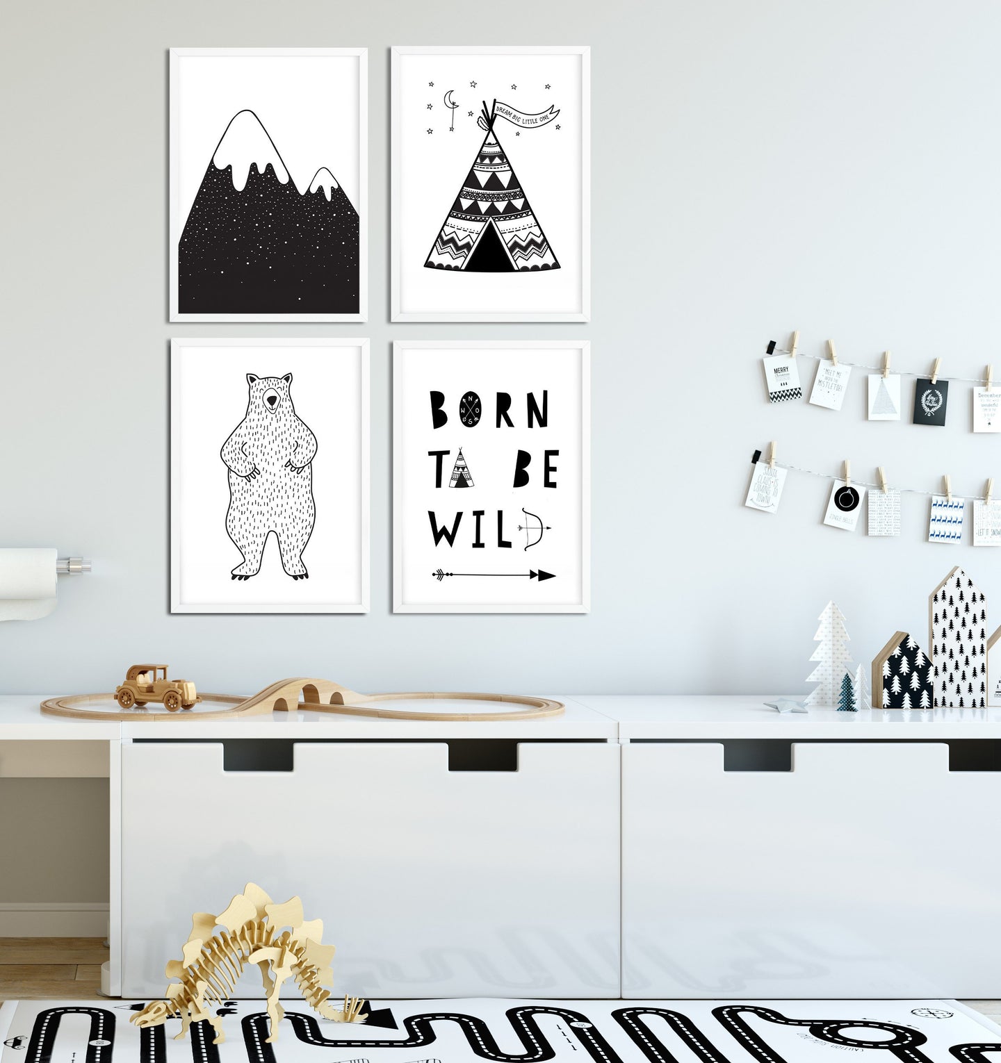 Kinderplakat/Poster 4er Set 