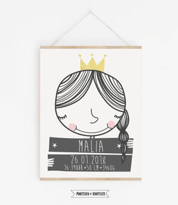 Geburtsanzeige/Kinderbild "Kleines Mädchen"
