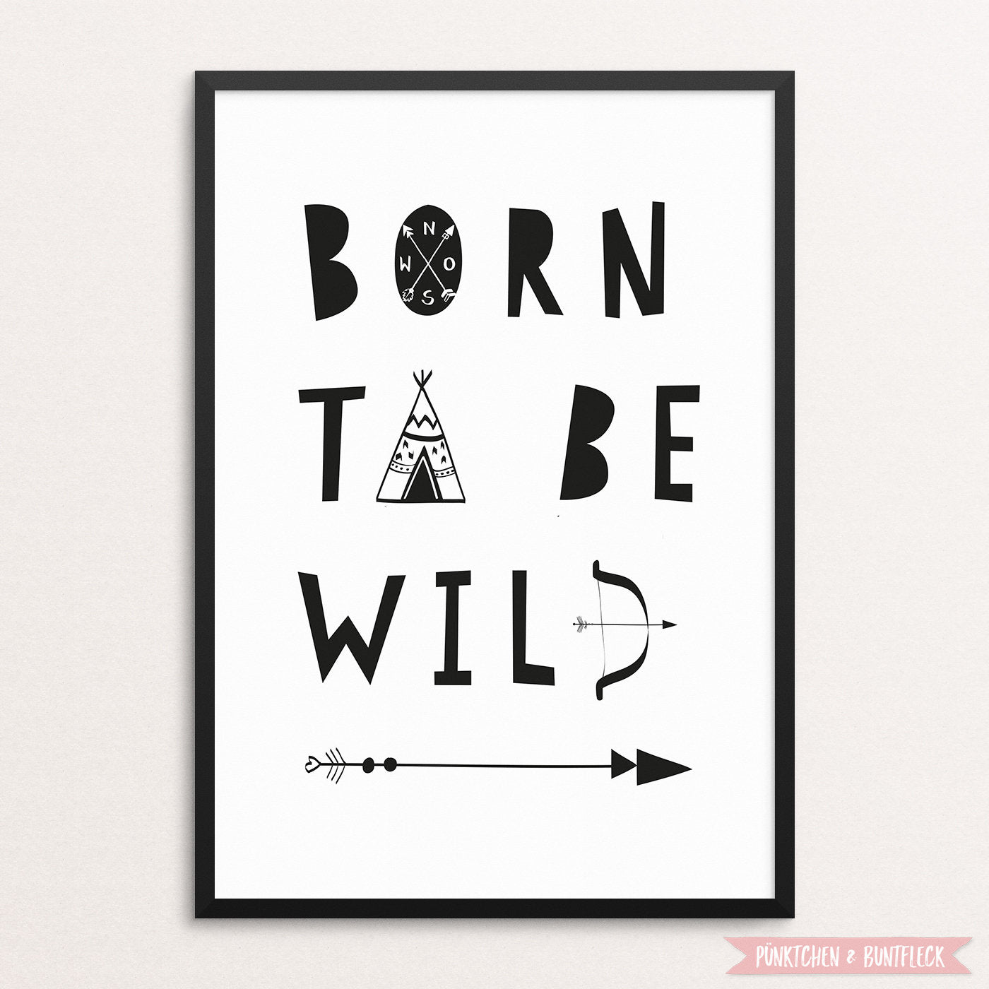 Kinderplakat/Poster "Born to be wild"