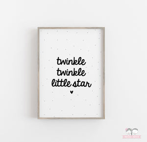 Kinderbild/Poster "Twinkle Twinkle"