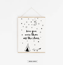 Laden Sie das Bild in den Galerie-Viewer, Kinderplakat/Poster - love you more