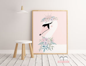 Kinderbild/ Poster - Schwan