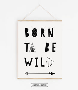 Kinderplakat/Poster "Born to be wild"